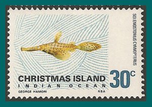 Christmas Island 1970 Giant Ghost Pipefish, MNH #31,SG29a