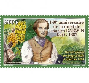 2022 FR Polynesia Charles Darwin (Scott NA) MNH