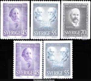 Sweden Scott 878-882 Mint never hinged.