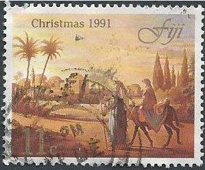 Fiji 649 (used) 11c Christmas: journey to Bethlehem