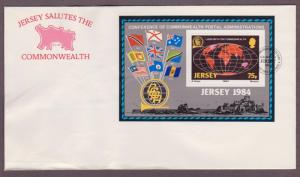 Jersey # 329 S/S , Jersey Links with The Commonwealth FDC - I Combine S/H