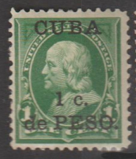 U.S. Scott #221 Cuba - Possession Stamp - Mint Single - IND