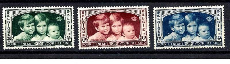 Belgium Scott #B163-5 MNH