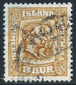 Iceland, Sc #100, 3a Used