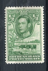 BECHUANALAND; 1938 early GVI Pictorial issue fine Mint hinged 1/2d. value