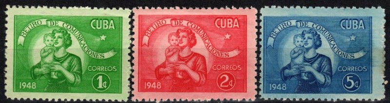 Cuba #415-7 F-VF Unused CV $5.05 (X4083)