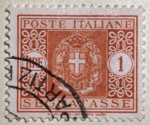 AlexStamps ITALY #J36 VF Used 