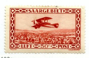 Saar, Scott #c1, Unused, Hinged