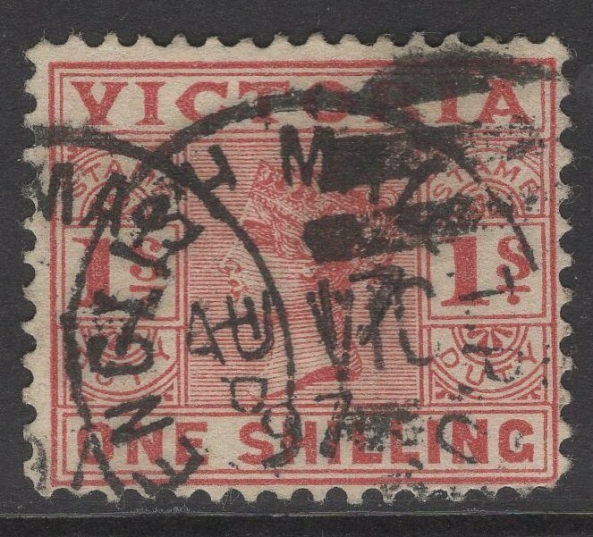 VICTORIA SG341 1897 1/= BROWNISH RED USED