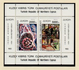 Northern Cyprus Sc 345 1993  Europa stamp sheet mint NH
