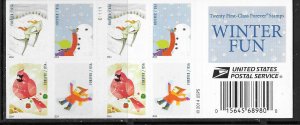 US#4940b Forever winter Fun pane of 20 (MNH) CV $25.00