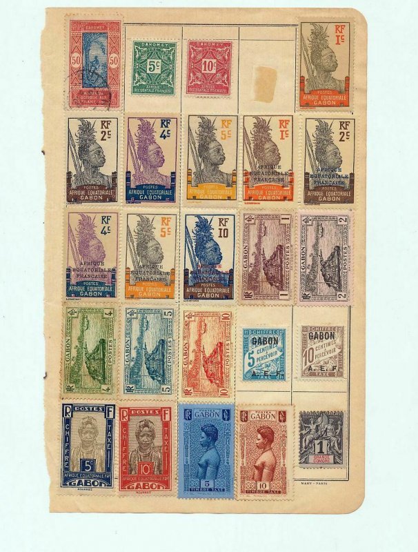 French Colonies Early M&U Mixture(Appx 140 Items) (As 668