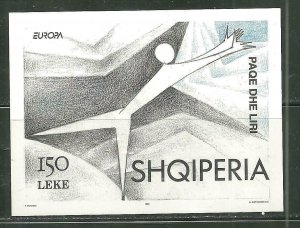 Albania MNH S/S 2471 Europa Dancer 1995 SCV 7.00