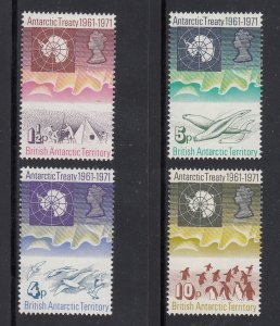 British Antarctic Territory Scott #38-42 MH