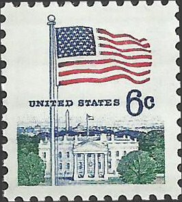 # 1338D MINT NEVER HINGED ( MNH ) FLAG