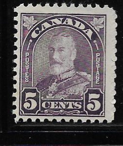 CANADA, 169, MINT HINGED, KING GEORGE V