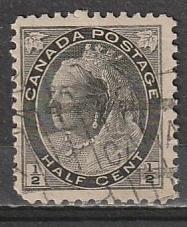 #74 Canada Used QV Numeral issue