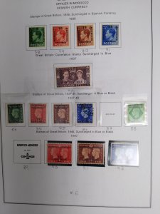 collection on pages Great Britain Morocco IU: CV $185