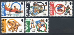 Jersey 1994 Olympics Set SG665/669 Unmounted Mint 