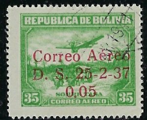 Bolivia C52 Used 1937 issue (ak5355)