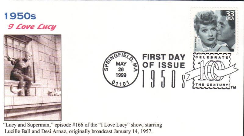 #3187l I Love Lucy Ginsburg FDC