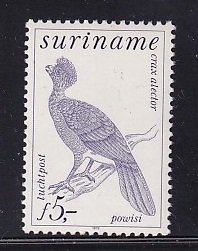 Surinam  #C88   MNH  1979   Air    5g  birds   crested  curassow