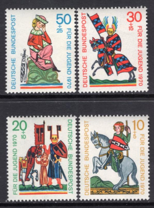 Germany B455-B458 MNH VF