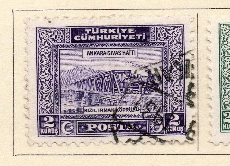 Turkey 1930 Early Issue Fine Used 2k. 247655