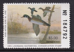 US Louisania 3 Duck MNH VF