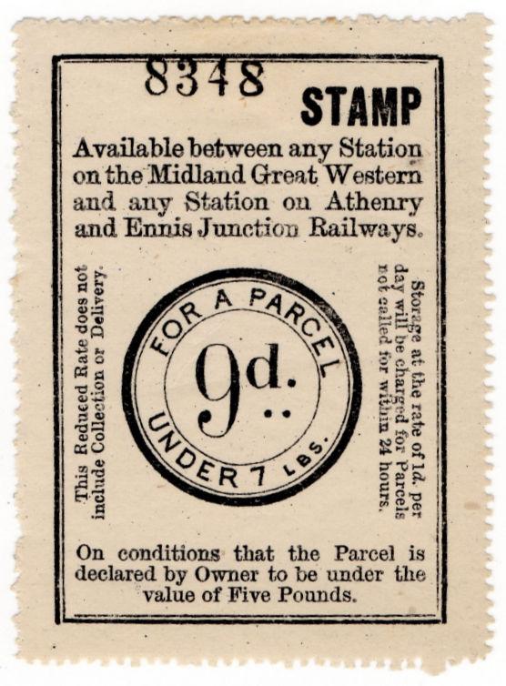 (I.B) Midland Great Western Railway (Ireland) : Parcel 9d