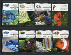 Poland 4139-4144 MNH, 2014. Marine Life. x29434