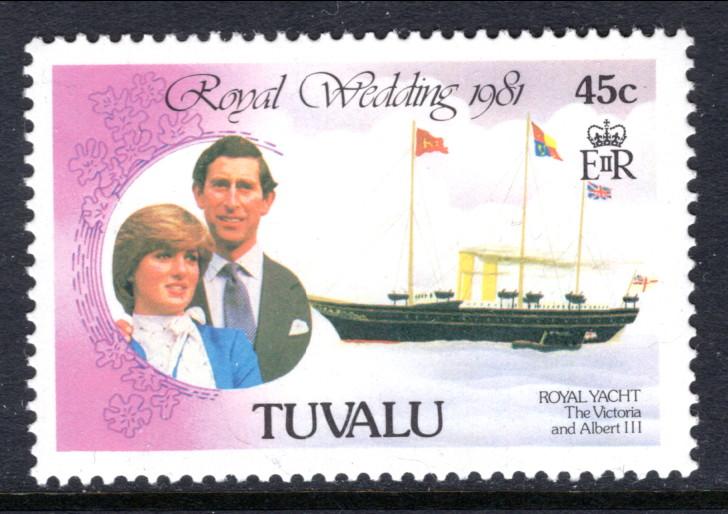 Tuvalu 159 Royal Wedding MNH VF