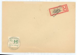 Germany  Interesting Registration label