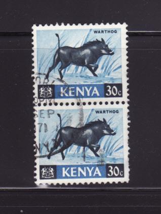 Kenya 24 Pair U Animals, Warthog (B)