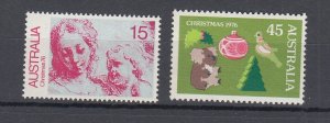 J46027, JL Stamps 1 cent australia mnh christmas set