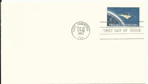 US 1193 FDC  Project Mercury