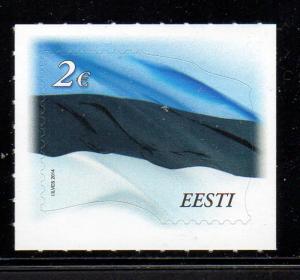 Estonia Sc 754 2014  €2 Flag stamp mint NH