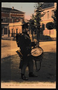 Belgium - Military - Postcard - Military uniform - DRUM LINE INFANTRY