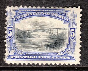 U.S. 297 Mint Hinged BIN 1502