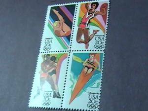 U.S.# 2082-2085(2085a)-MINT/NH-- BLOCK OF 4--1984 OLYMPICS--1984