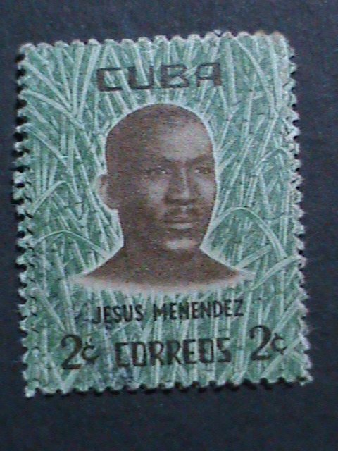 ​CUBA-1961 SC# 66 JESUS MANENDEZ-LEADER OF SUGAR INDUSTRY- MINT VERY FINE