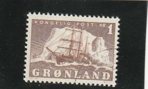 Greenland  Scott#  36  Used