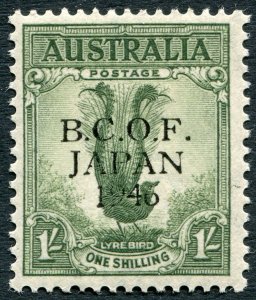 Australia BCOF 1947 1s grey-green SGJ5 unused