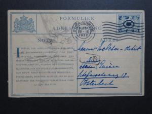 Netherlands 1922 Postal Card Used / Light Creasing - Z8691
