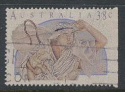 Australia SG 1309  Used  from booklet right margin imperf - Christmas