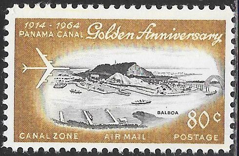 Canal Zone C41 MNH - Jet over Balboa