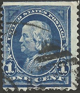 # 264 Blue Used Ben Franklin