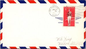 1.24.1967 - 8c Amealia Earhart Stamp - Cape Canaveral, FL - F73381