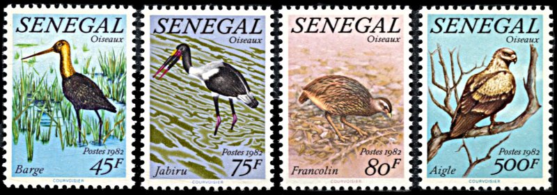 Senegal 579-582, MNH, Birds