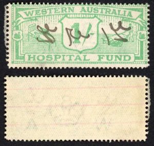 Western Australia 1/- Emerald Hospital Fund BF9